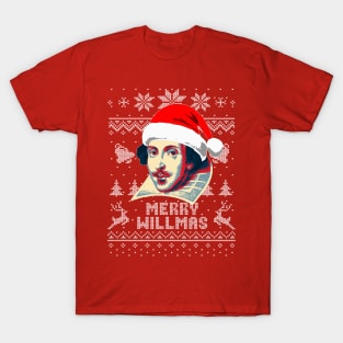 William Shakespeare Merry Willmas T-Shirt